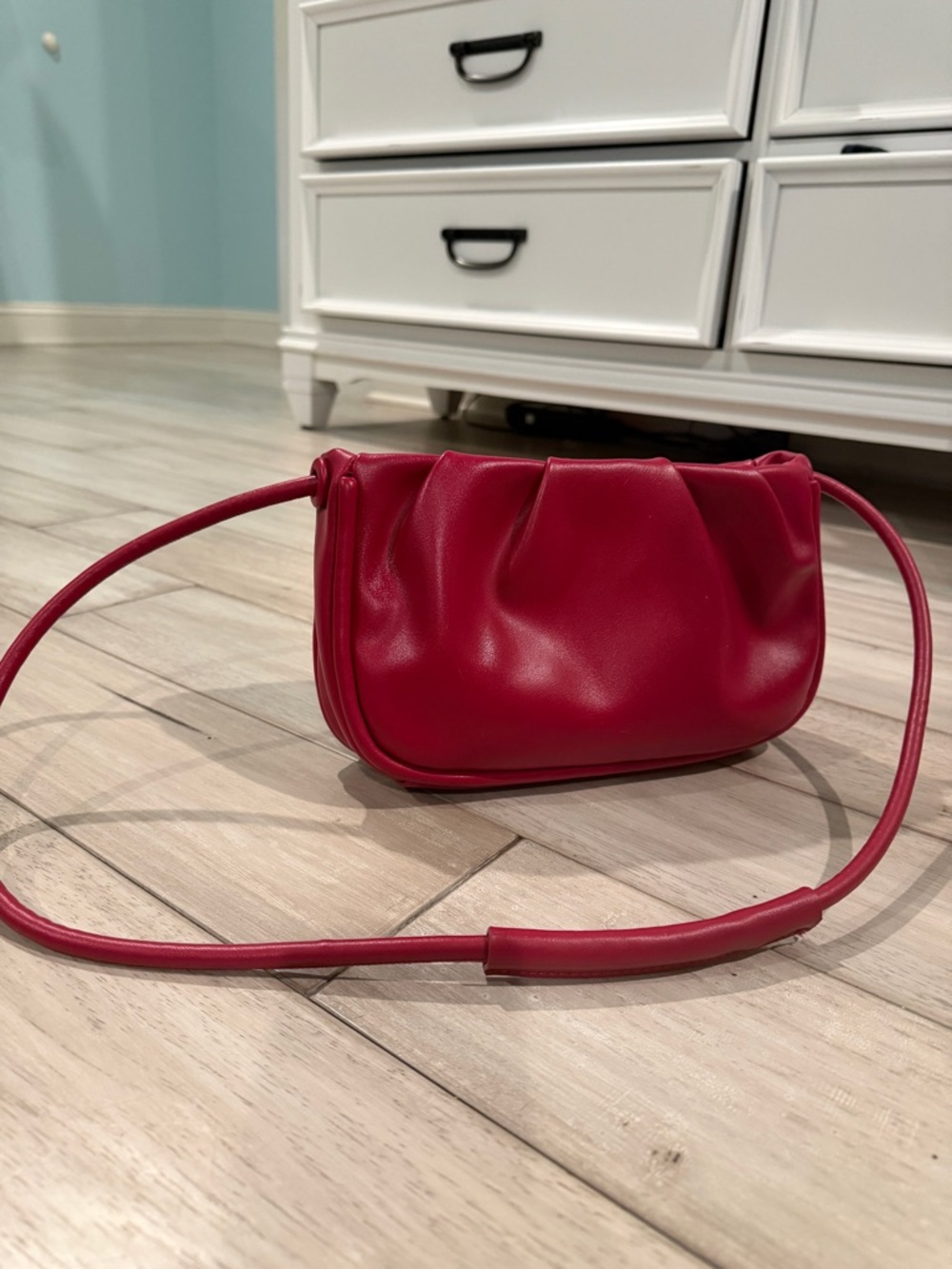 Urban Originals Crimson Gathered Crossbody Bag